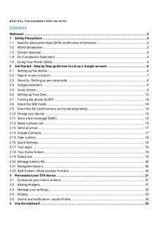 STK X2 manual. Smartphone Instructions.